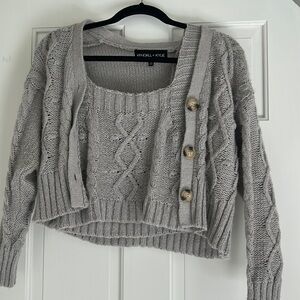 Two piece sweater set